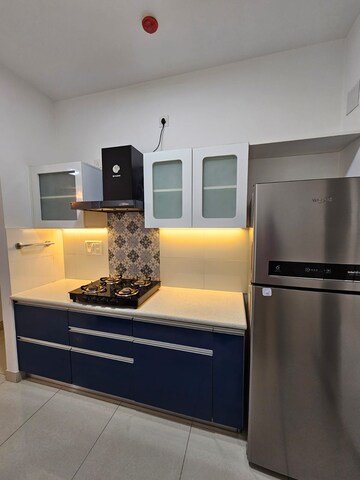 Kitchen in 3 BHK Apartment at Pashmina Waterfront, Old Madras Road – for Rent
