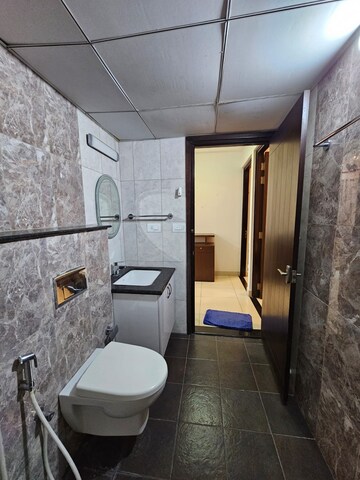 Bathroom in 3 BHK Apartment at Pashmina Waterfront, Old Madras Road – for Rent