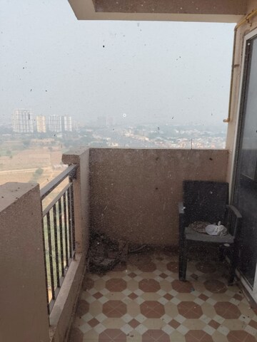Balcony in 3 BHK Apartment at Landcraft Golflink Villas, Pandav Nagar – for Rent