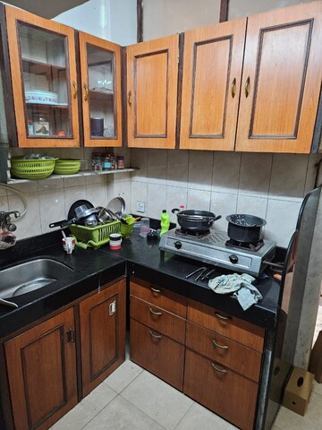 Kitchen in 1 BHK Apartment at Powai Vihar, Powai – for Rent