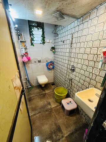 Bathroom in 2 BHK Apartment at Mahape – for Rent