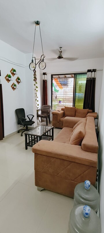 Living Room in 2 BHK Apartment at Mahape – for Rent