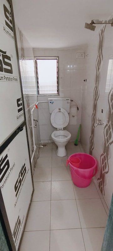 Bathroom in 2 BHK Apartment at Mahape – for Rent