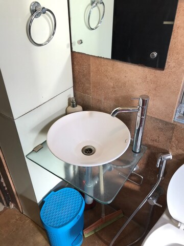 Bathroom in 1 BHK Apartment at Bandra West – for Rent
