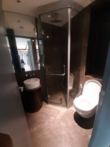 Bathroom in 4 BHK Apartment at Lodha Trump Tower, Worli – for Rent
