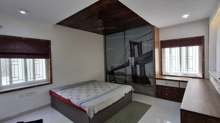 Bedroom, mega-the-perch 4 Bedroom 2700 Sq.Ft. Villa In Tellapur Hyderabad 8112526