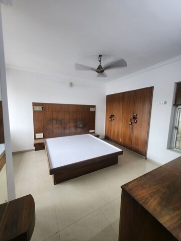 Bedroom in 3 BHK Apartment at Soham Garden, Manpada – for Rent