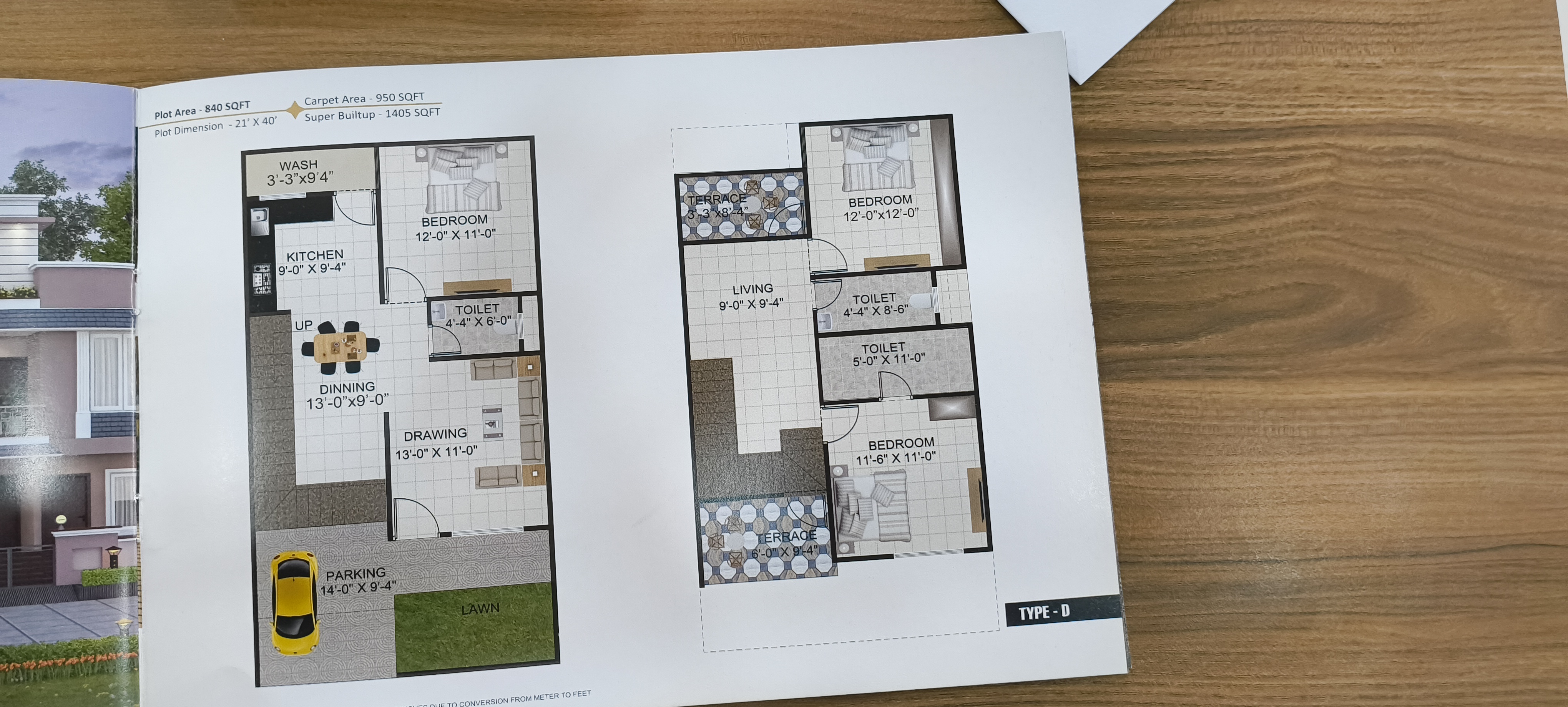 3 BHK 1000 Sq.Ft. Independent House in Amrit Pebble Bay Ph II