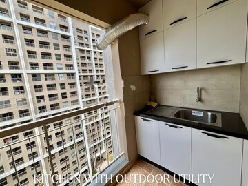 Kitchen in 3 BHK Apartment at Prestige Jindal City, Bagalakunte – for Rent