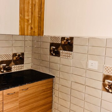 Kitchen in 3 BHK Apartment at Gaur Atulyam, Omicron I Greater Noida – for Rent