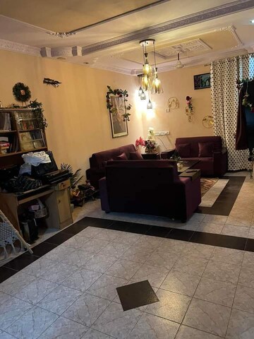 Living Room in 1 BHK Apartment at Ramky Towers, Gachibowli – for Rent