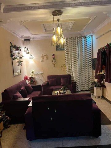 Living Room in 1 BHK Apartment at Ramky Towers, Gachibowli – for Rent