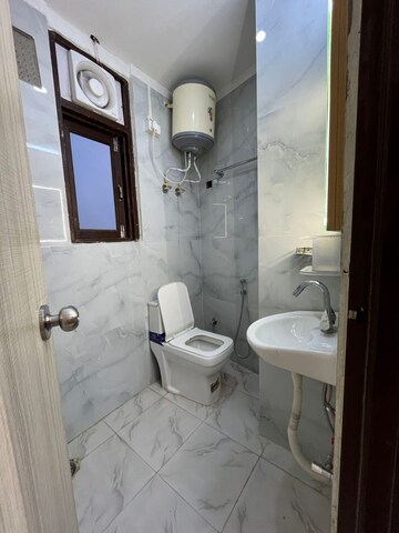 Bathroom in 1 BHK Apartment at Ramky Towers, Gachibowli – for Rent