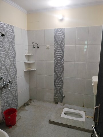 Bathroom in 2 BHK Builder Floor at Gomti Nagar – for Rent