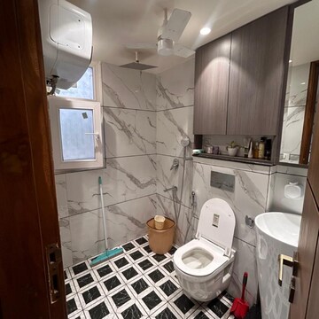 Bathroom in 3 BHK Apartment at Kanchanjunga Apartments, Sector 56 – for Sale