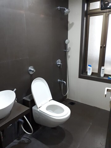Bathroom in 3 BHK Apartment at Lalani Grandeur, Goregaon East – for Rent