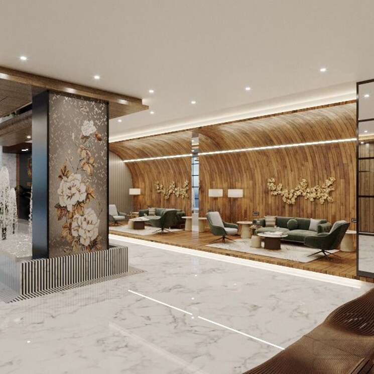 Living Room, kasturi-regius 3 Bedroom 1935 Sq.Ft. Apartment In Kharghar Sector 12 Navi Mumbai 8112919