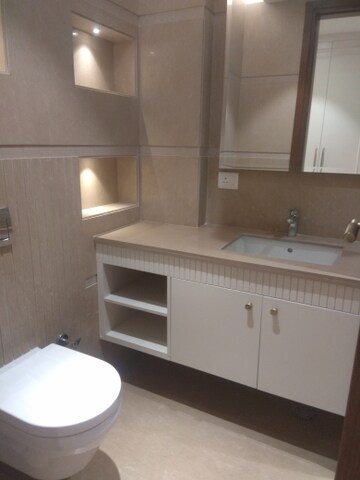 Kitchen in 4 BHK Builder Floor at New Friends Colony – for Rent