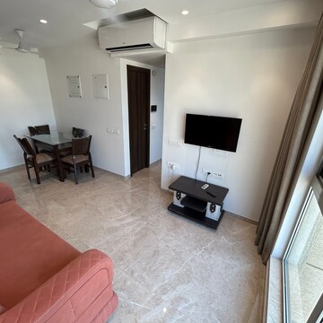 Living Room in 1 BHK Apartment at Hiranandani Regent Hill, Powai – for Rent