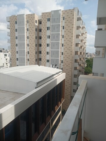 Balcony in 3 BHK Apartment at Ambience Courtyard, Manikonda – for Rent