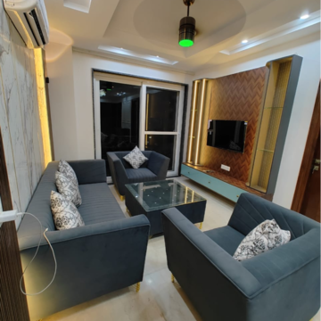 Living Room in 3 BHK Apartment at BPTP Floors, Sector 70 – for Rent