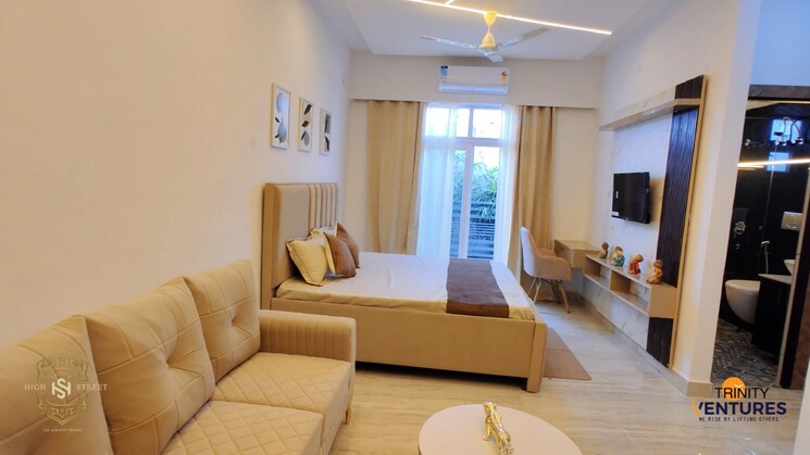 Living Room, jalpura 1 Bedroom 670 Sq.Ft. Builder Floor In Jalpura Greater Noida 8113200