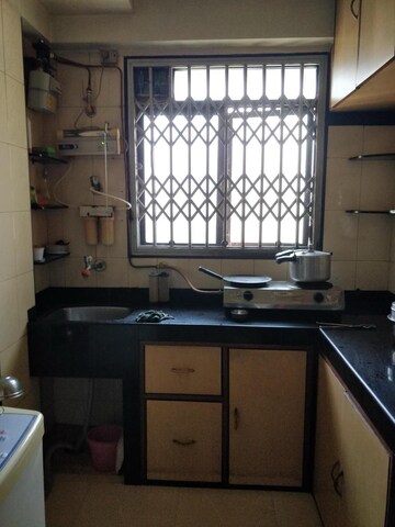 Kitchen in 1 BHK Apartment at Hiranandani Princeton CHS, Powai – for Rent