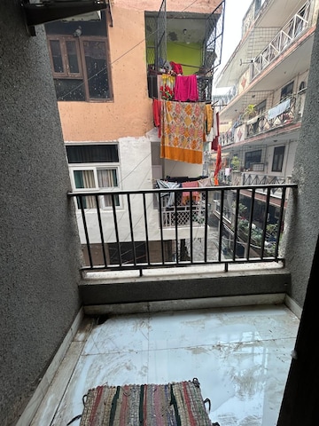Balcony in 1 BHK Builder Floor at Freedom Fighters Enclave – for Rent