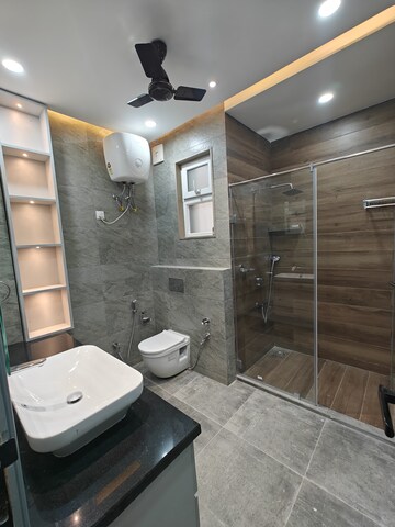 Bathroom in 4 BHK Builder Floor at Ansal Sushant Lok I, Sector 43 – for Sale
