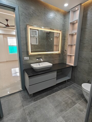 Bathroom in 4 BHK Builder Floor at Ansal Sushant Lok I, Sector 43 – for Sale