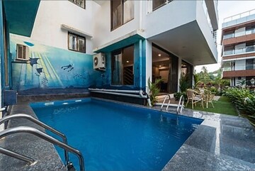 Swimming Pool in 3 BHK Villa at Arpora – for Rent