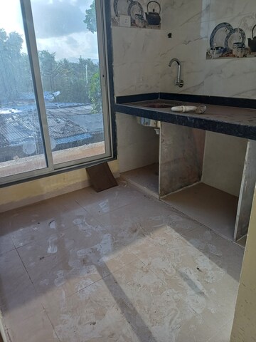 Kitchen in 1 RK Apartment at Gharonda Housing, Ghansoli – for Rent