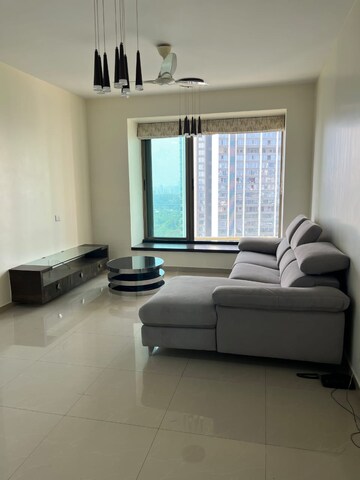 Living Room in 2.5 BHK Apartment at Oberoi Realty Woods, Goregaon East – for Rent
