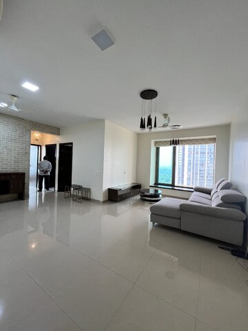 Living Room in 2.5 BHK Apartment at Oberoi Realty Woods, Goregaon East – for Rent