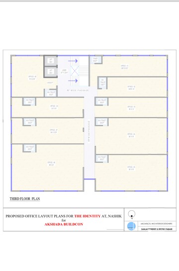 Floor Plan in  Office Space at Tidke Colony – for Sale