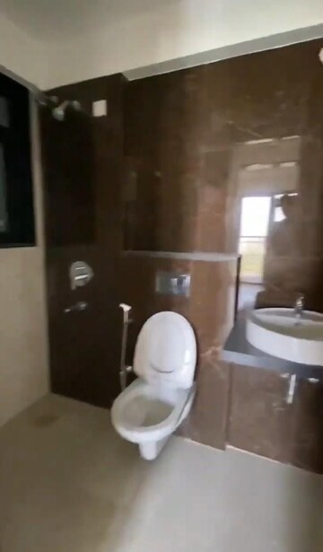 Bathroom in 1 BHK Apartment at DB Orchid Ozone, Dahisar East – for Rent