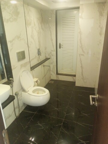 Bathroom in 2 BHK Apartment at Ruparel Ariana, Parel – for Rent