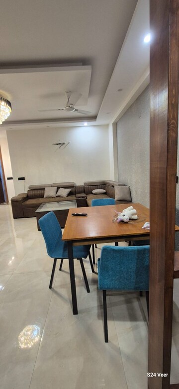 Living Room in 3 BHK Builder Floor at Chattarpur – for Rent
