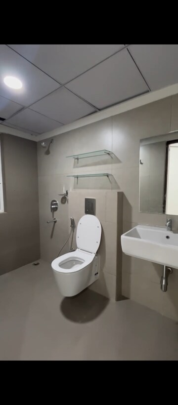 Bathroom in 3 BHK Apartment at Poulomi Avante, Kokapet – for Rent