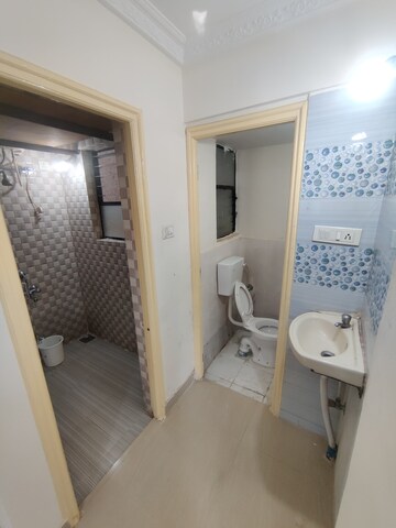 Bathroom in 1 BHK Apartment at Pooja Park, Kharadi – for Rent