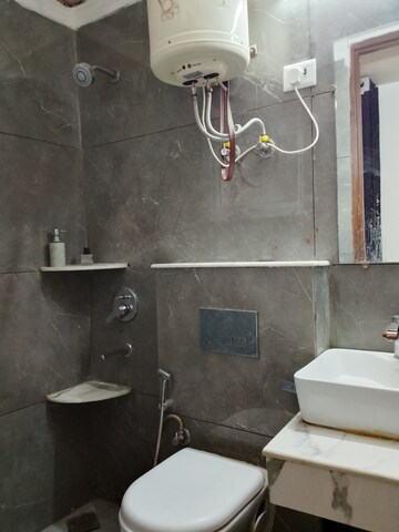 Bathroom in 2 BHK Builder Floor at Saket – for Rent