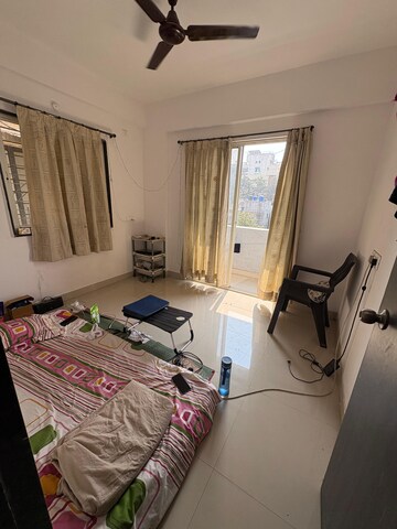 Master Bedroom in 1 BHK Apartment at Wadgaon Sheri – for Rent