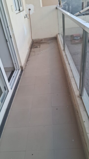 Balcony in 3 BHK Apartment at Motia Blue Ridge, Dhakoli Village – for Rent