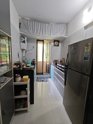 Kitchen in 1 BHK Apartment at Venkatesh Jyoti Breeze, Mira Road – for Rent