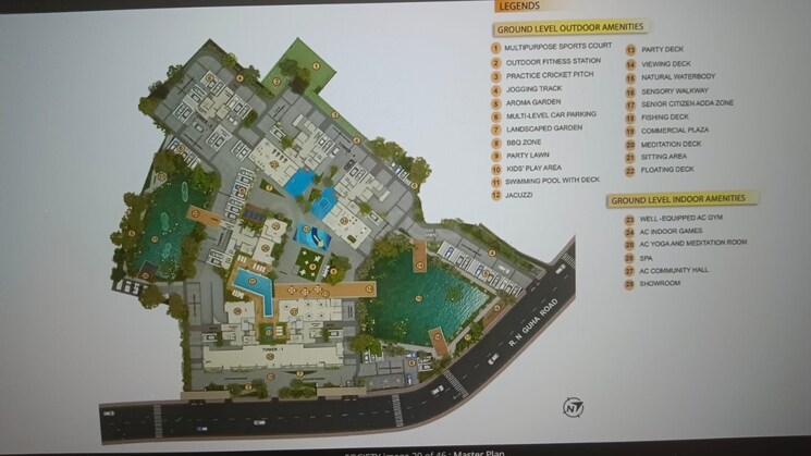 Master Plan, merlin-urvan 3 Bedroom 988 Sq.Ft. Apartment In Dum Dum Kolkata 8114374