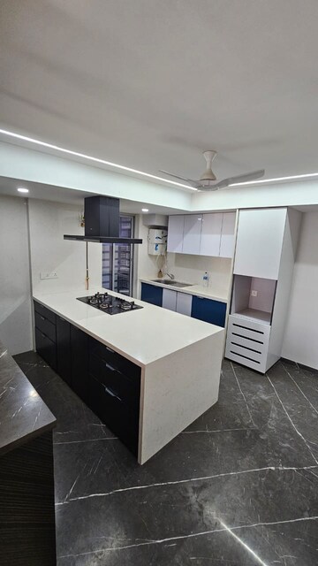 Kitchen in 3 BHK Apartment at Oberoi Realty Exquisite, Goregaon East – for Rent