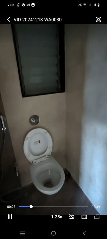 Bathroom in 1 BHK Apartment at Chandak Nishchay, Borivali East – for Rent