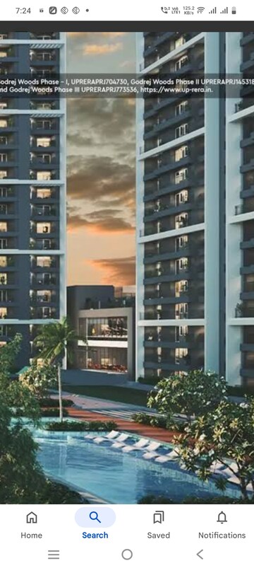 4 BHK Apartment For Rent in Godrej Woods, Sector 43