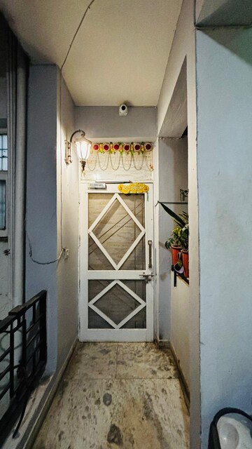 Staircase in 3 BHK Builder Floor at Dhakoli Village – for Sale
