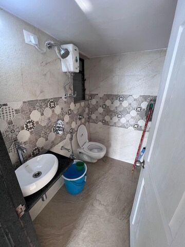 Bathroom in 1 BHK Apartment at Sanghvi S3 Ecocity Orchid, Mahajanwadi – for Rent